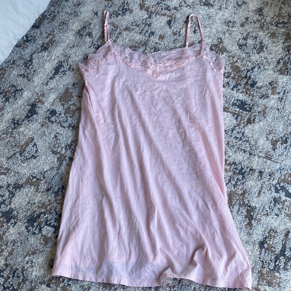 Victoria’s Secret night gown shirt size M blush pink